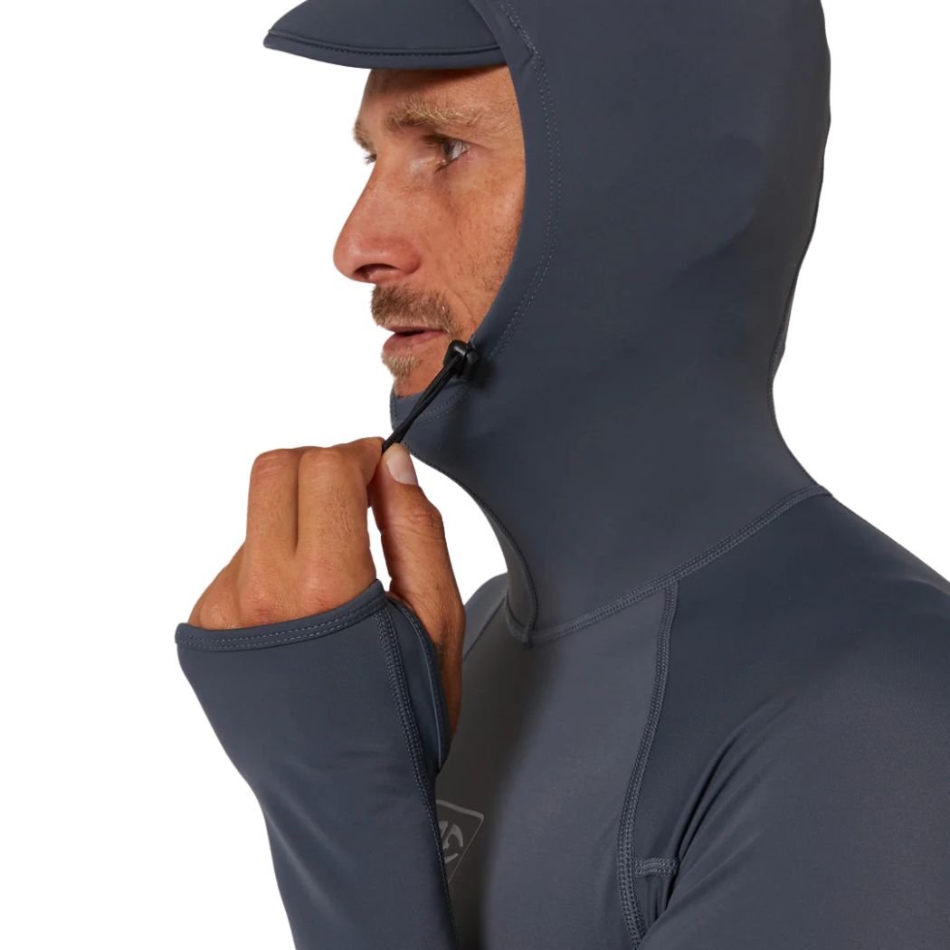 Ocean and Earth Mens Tropic Hooded Long Sleeve Rash Shirt