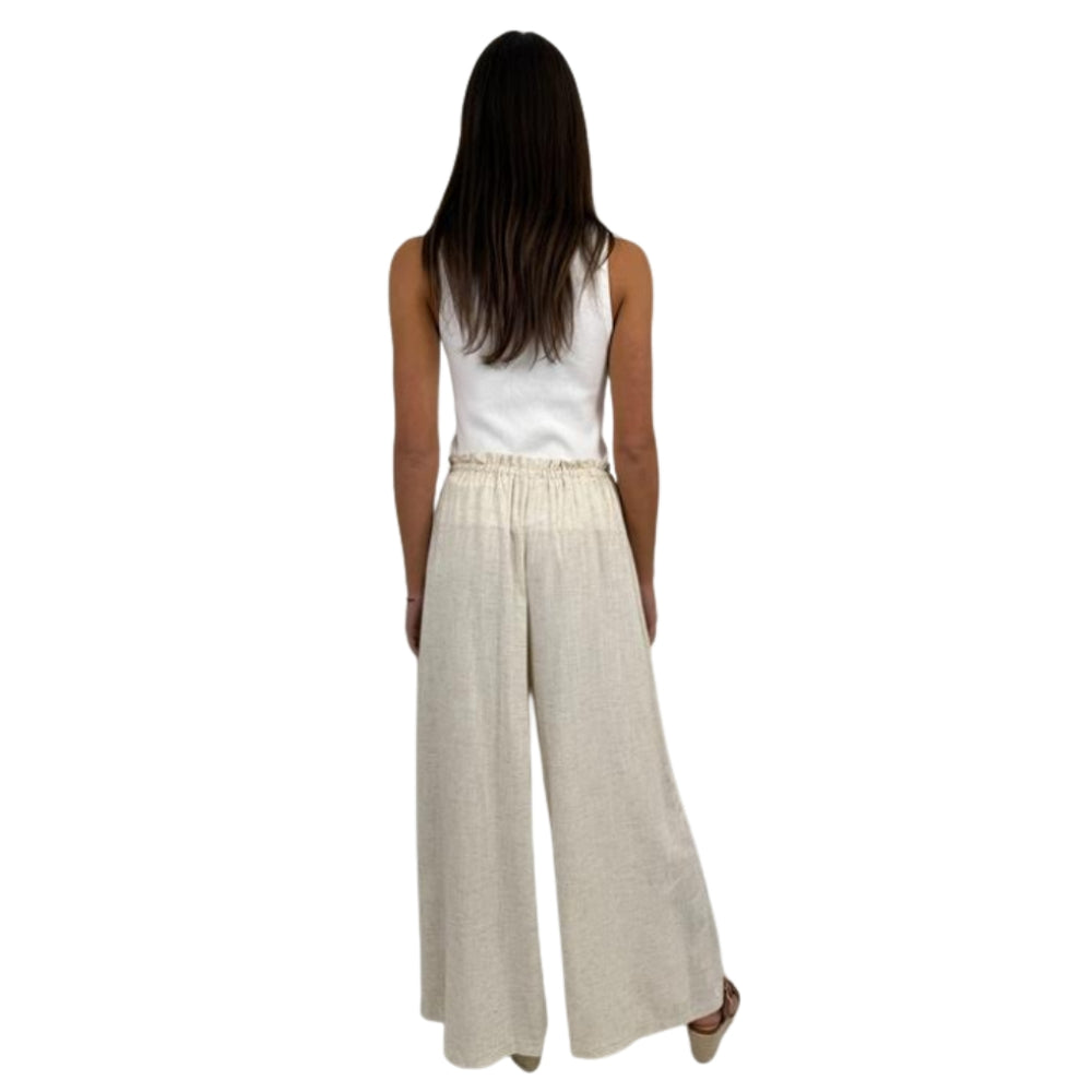 Miracle Sandhaven Linen Pant Natural