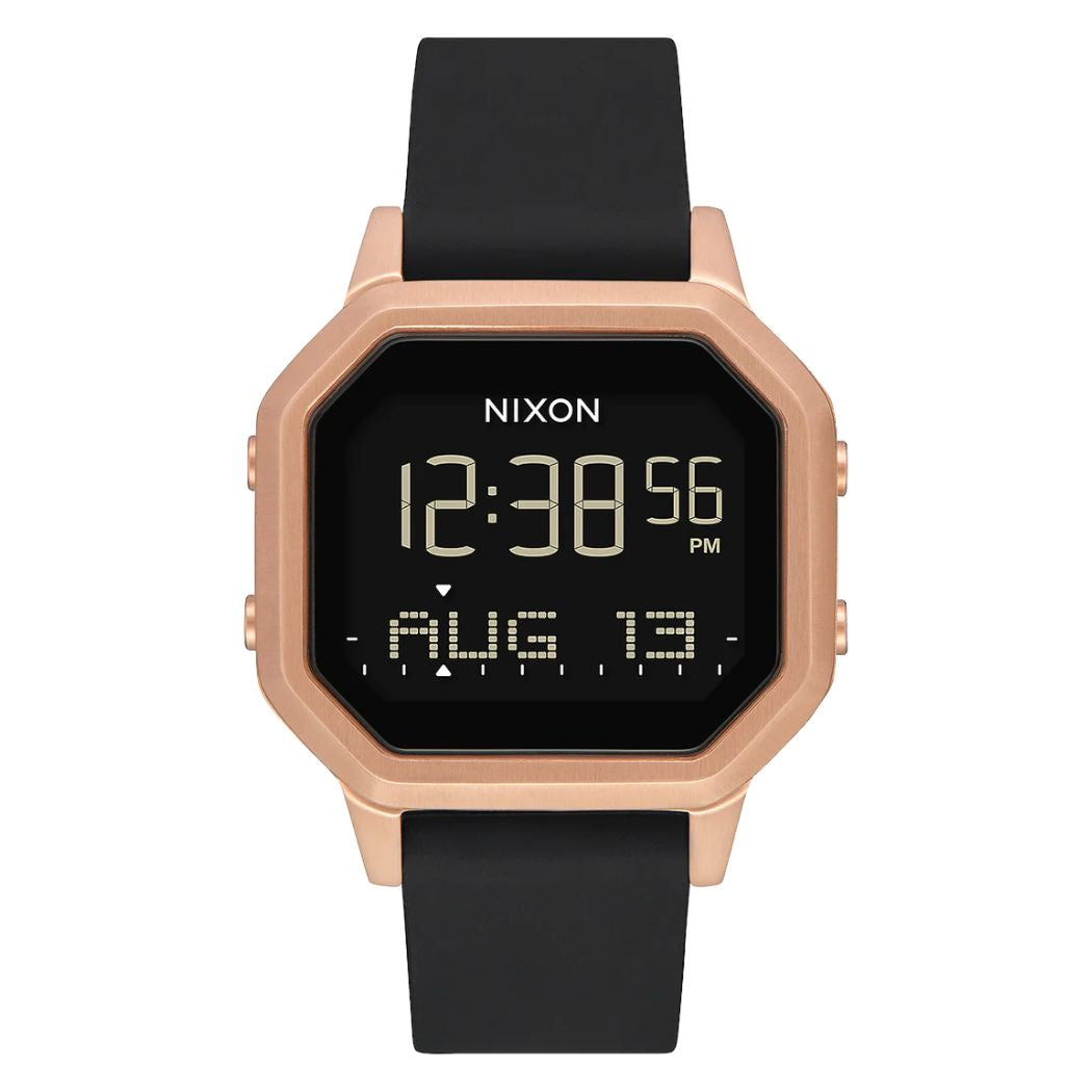 Nixon Siren Watch Rose Gold Black