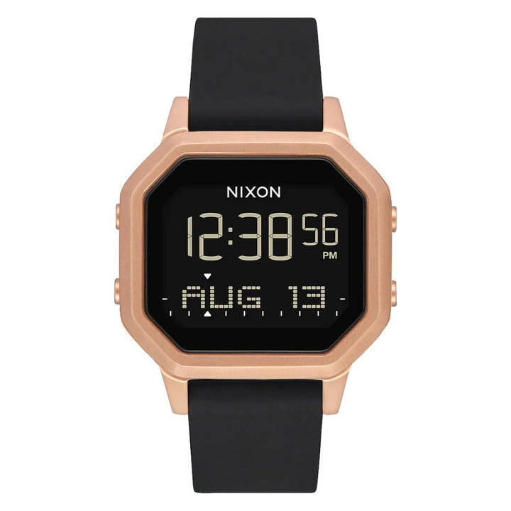 Nixon Siren Watch Rose Gold Black