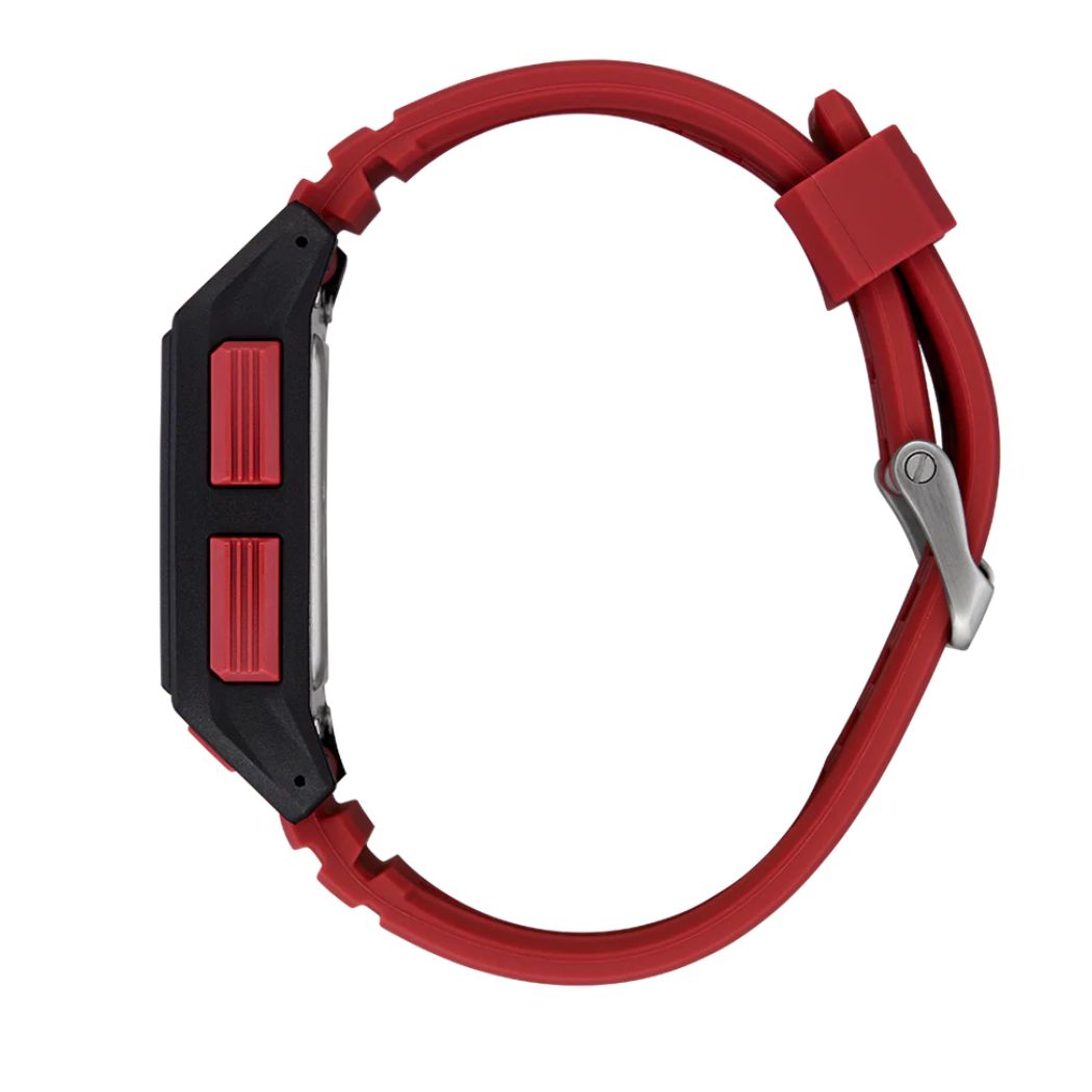 Nixon Base Tide Pro Watch Black Hot Sauce