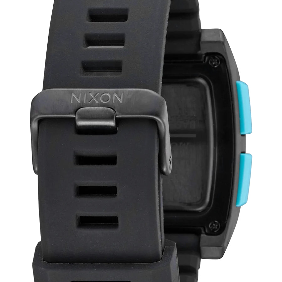 Nixon Base Tide Pro Watch All Black Blue