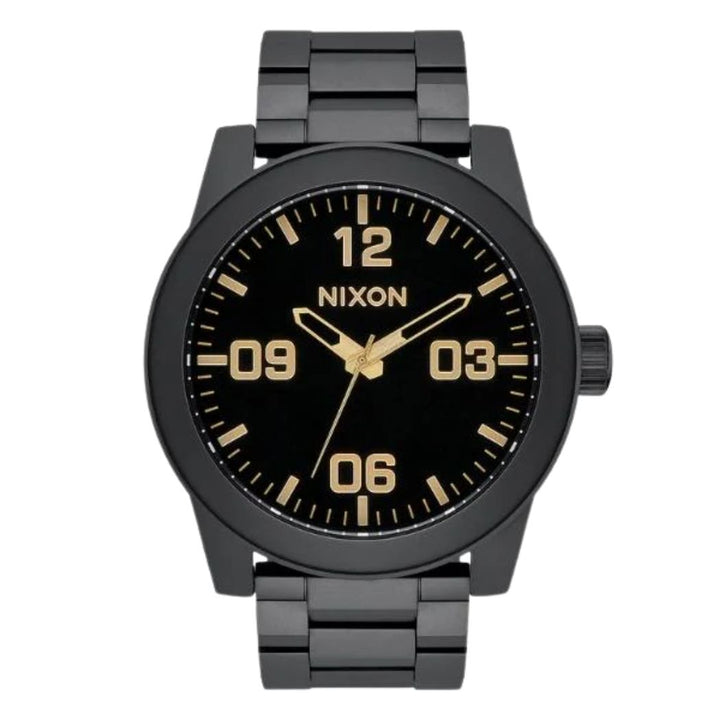 Nixon Corporal SS Matte Black Gold