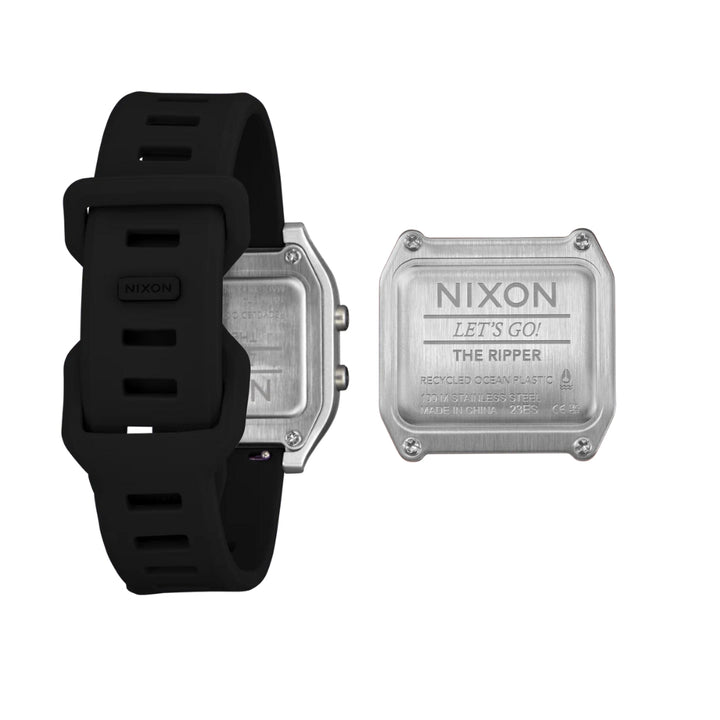 Nixon Ripper Silver Black