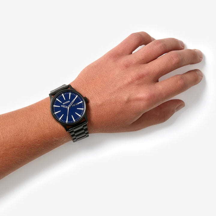 Nixon Sentry SS Watch Blue Sunray