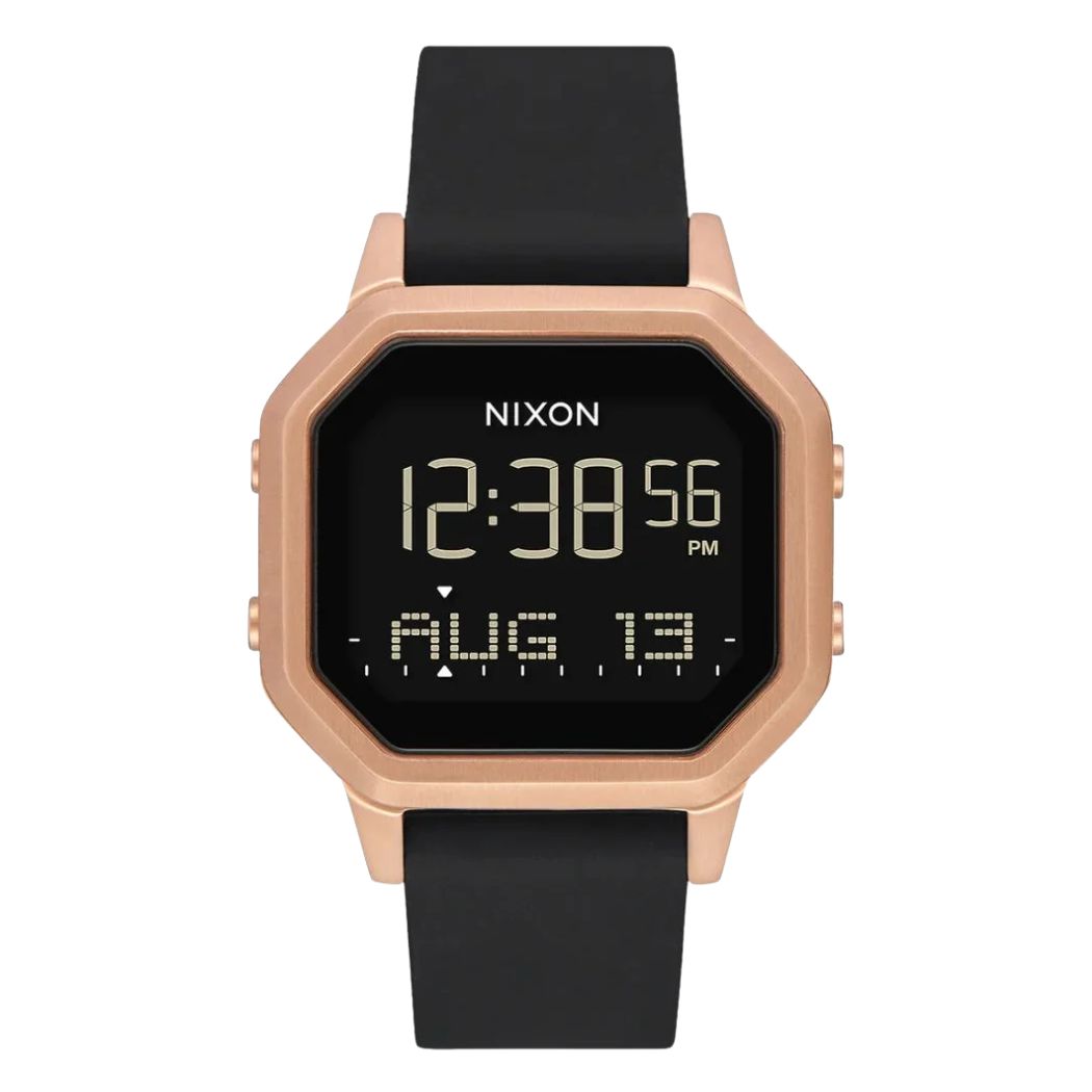 Nixon Siren Watch Rose Gold Black
