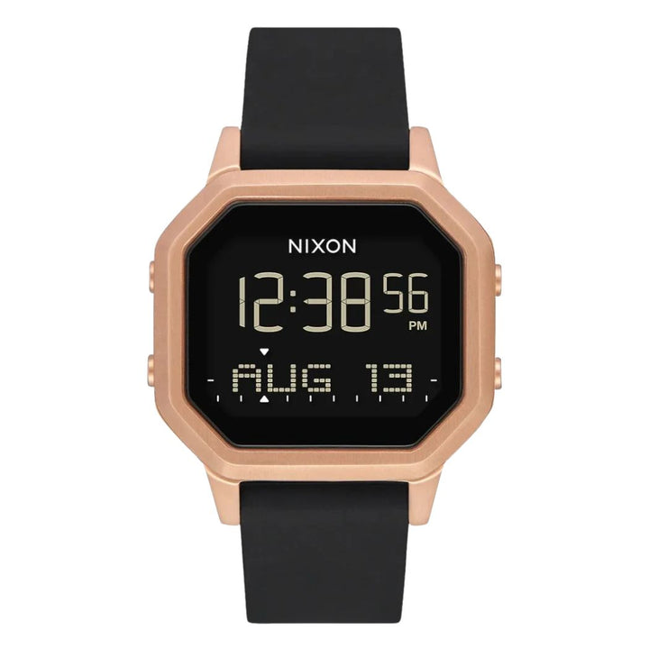 Nixon Siren Watch Rose Gold Black