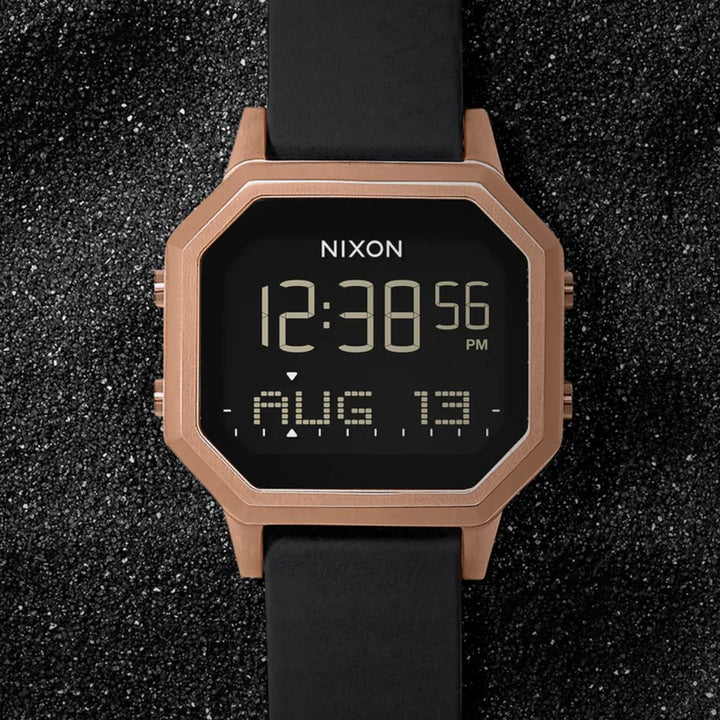 Nixon Siren Watch Rose Gold Black