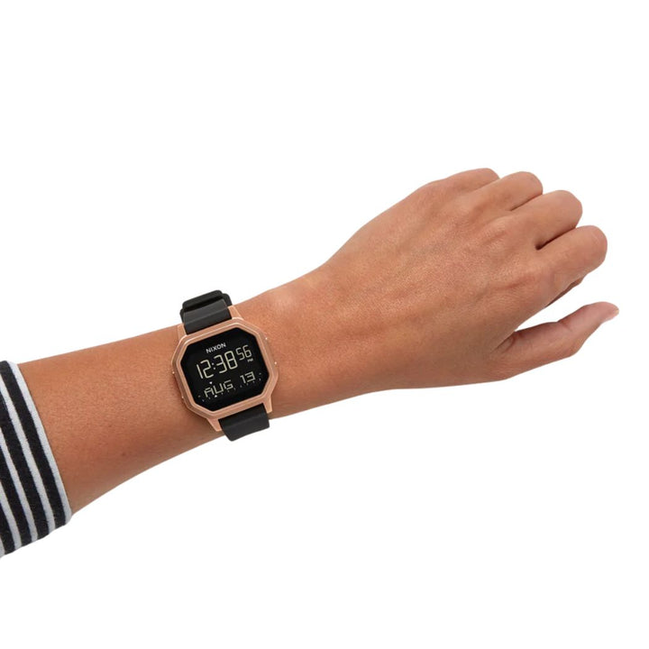 Nixon Siren Watch Rose Gold Black