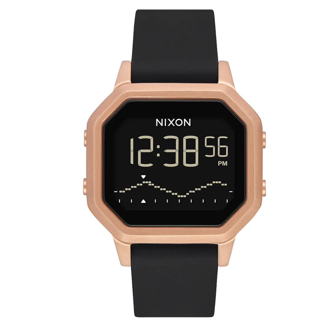Nixon Siren Watch Rose Gold Black
