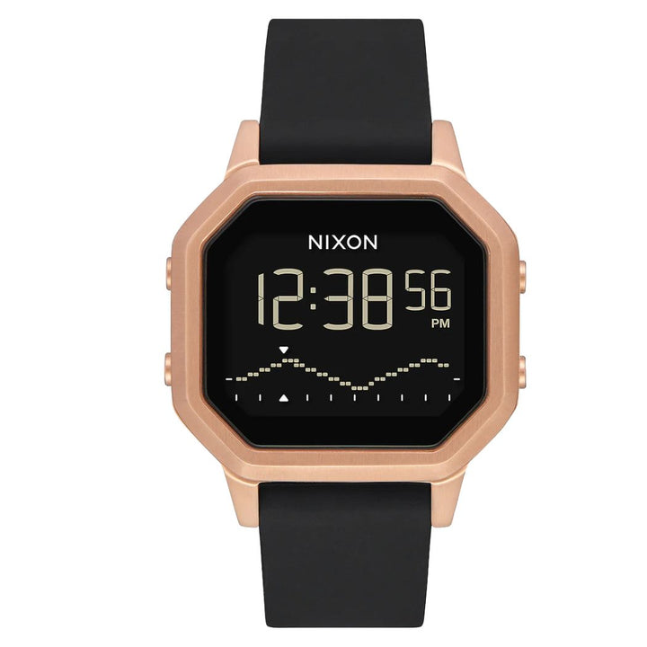 Nixon Siren Watch Rose Gold Black