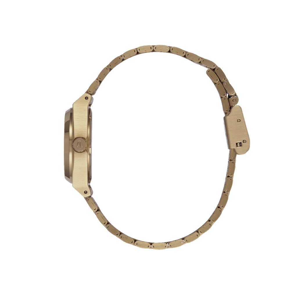 Nixon Small Time Teller Lt Gold Silver Vintage Gold