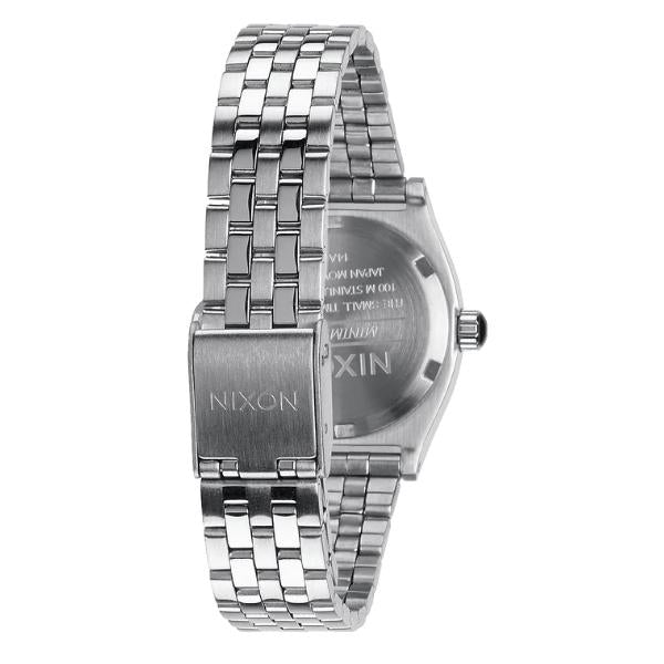 Nixon Small Time Teller Watch All Silver
