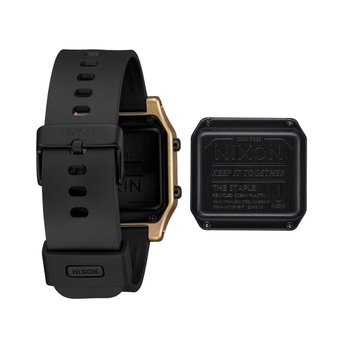 Nixon Staple Watch Black Gold