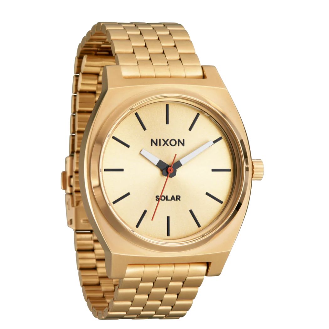Nixon Time Teller Solar All Gold Black
