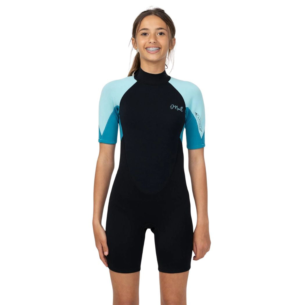 O'Neill Girls Reactor 2 BZ SS Springsuit 2mm Bright Blue