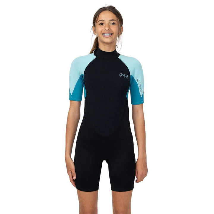 O'Neill Girls Reactor 2 BZ SS Springsuit 2mm Bright Blue