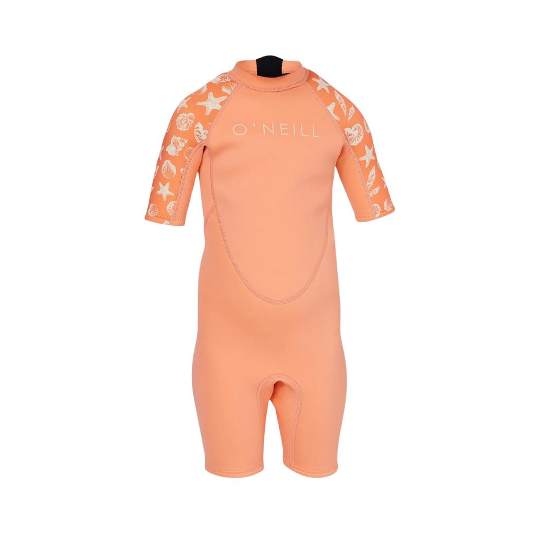 O'Neill Girls Toddler 2mm Reactor Springsuit Sea Shells