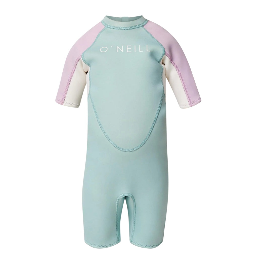 O'Neill Girls Toddler Reactor BZ SS Springsuit 2mm Aqua