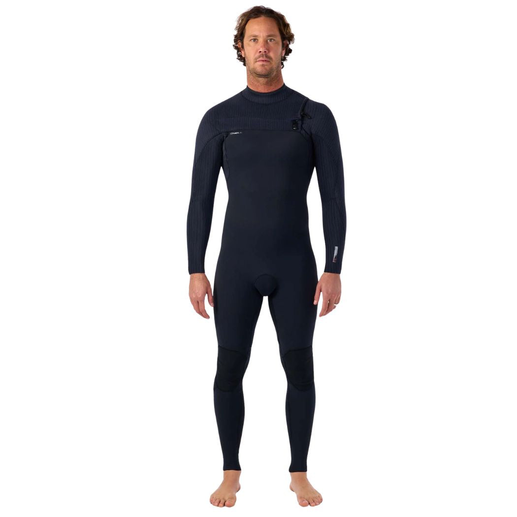 O'Neill Hyperfreak Chest Zip 3 2 Steamer Black Black