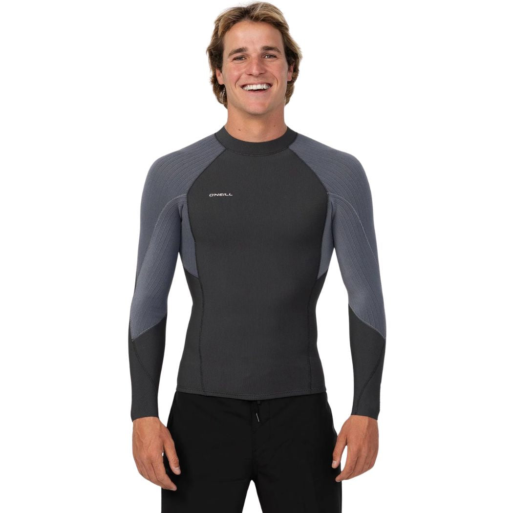 O'Neill Hyperfreak LS GBS Wetsuit Jacket 2mm Tempered Steel