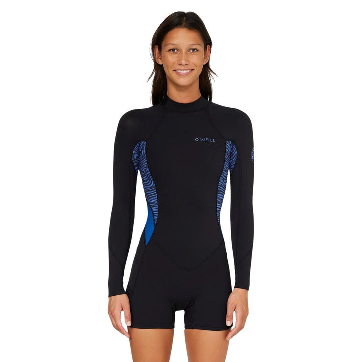 O'Neill Womens Bahia 2mm Boyleg Springsuit Jungle Surf