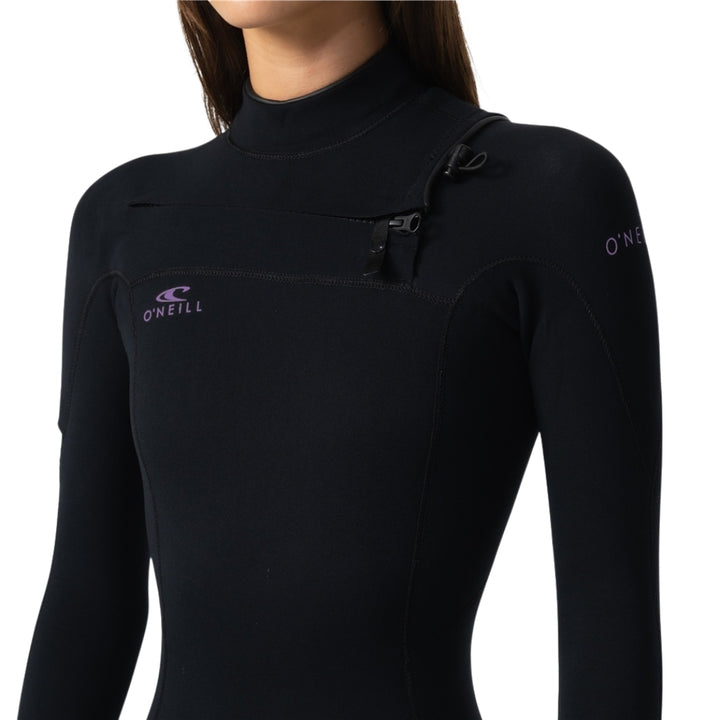 O'Neill Womens Hyperfreak 1.5mm Wetsuit Jacket Black Black