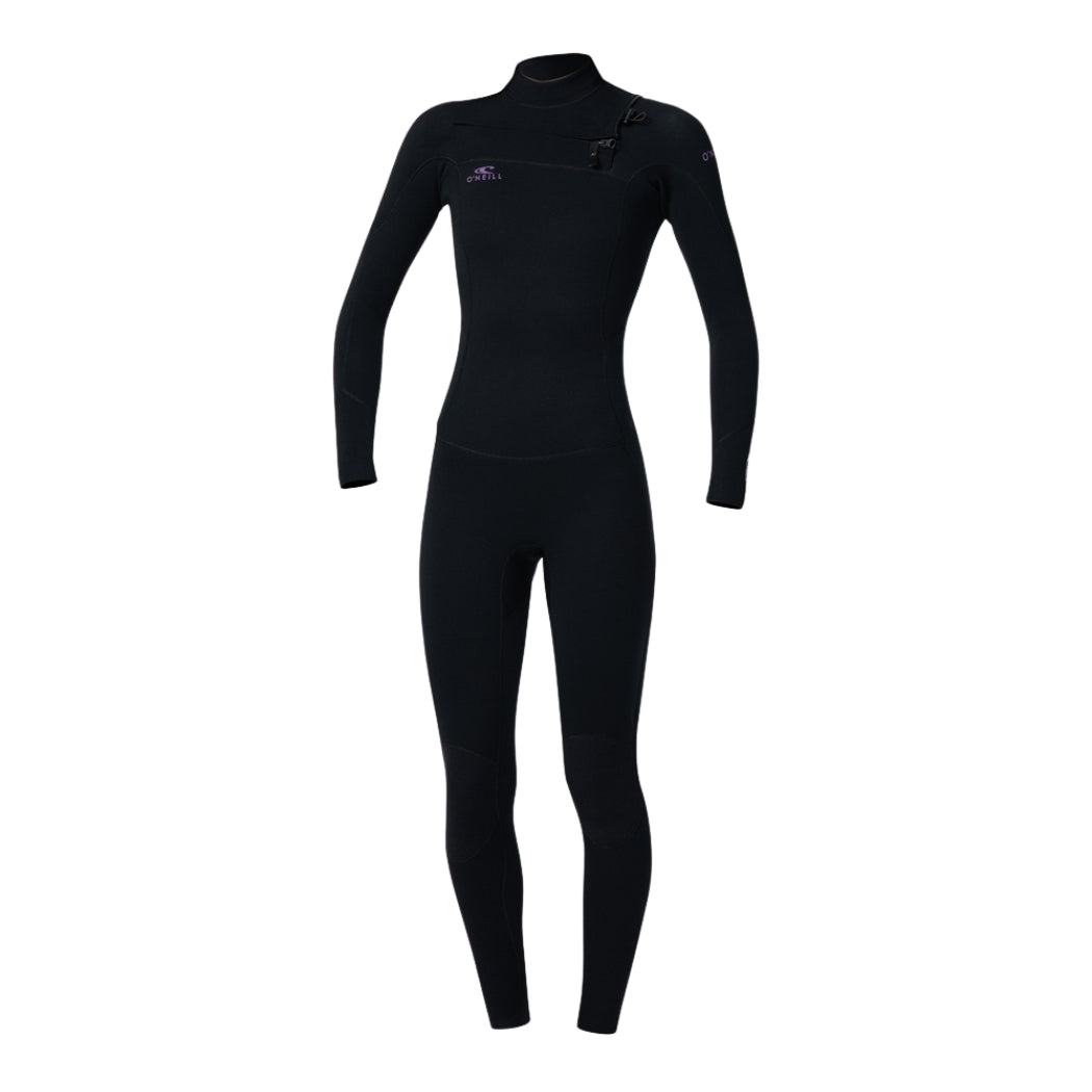 O'Neill Womens Hyperfreak 1.5mm Wetsuit Jacket Black Black