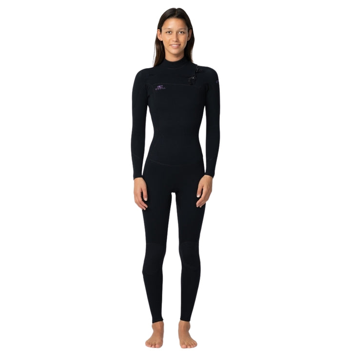 O'Neill Womens Hyperfreak 1.5mm Wetsuit Jacket Black Black