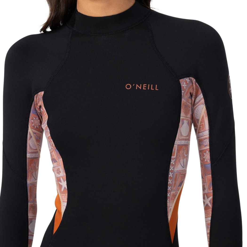 O'Neill Bahia BZ LS Mid 2mm Spring Tangerine Tile