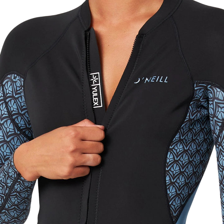 O'Neill Bahia FZ Long Sleeve Jacket 1.5mm Aloha Tile