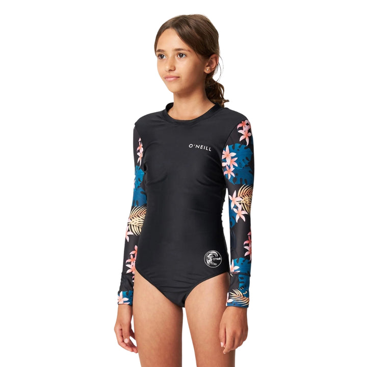 O'Neill Girls Bahia Lycra BZ LS Surf Suit Balmy Nights