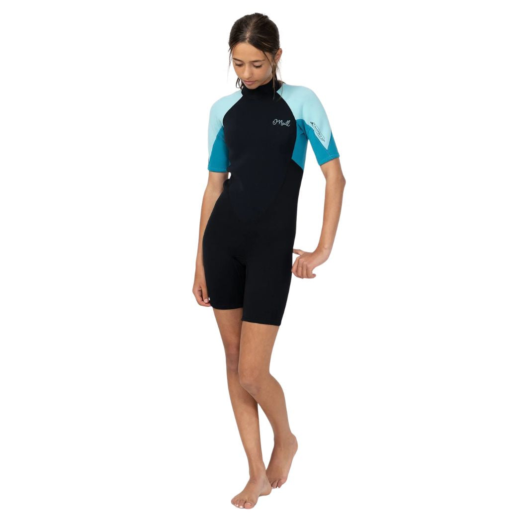 O'Neill Girls Reactor 2 BZ SS Springsuit 2mm Bright Blue