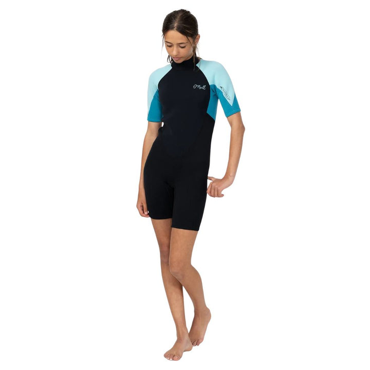 O'Neill Girls Reactor 2 BZ SS Springsuit 2mm Bright Blue