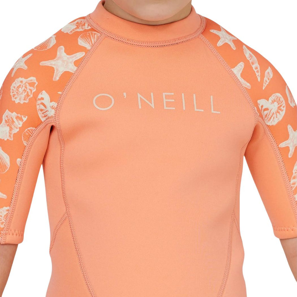 O'Neill Girls Toddler 2mm Reactor Springsuit Sea Shells