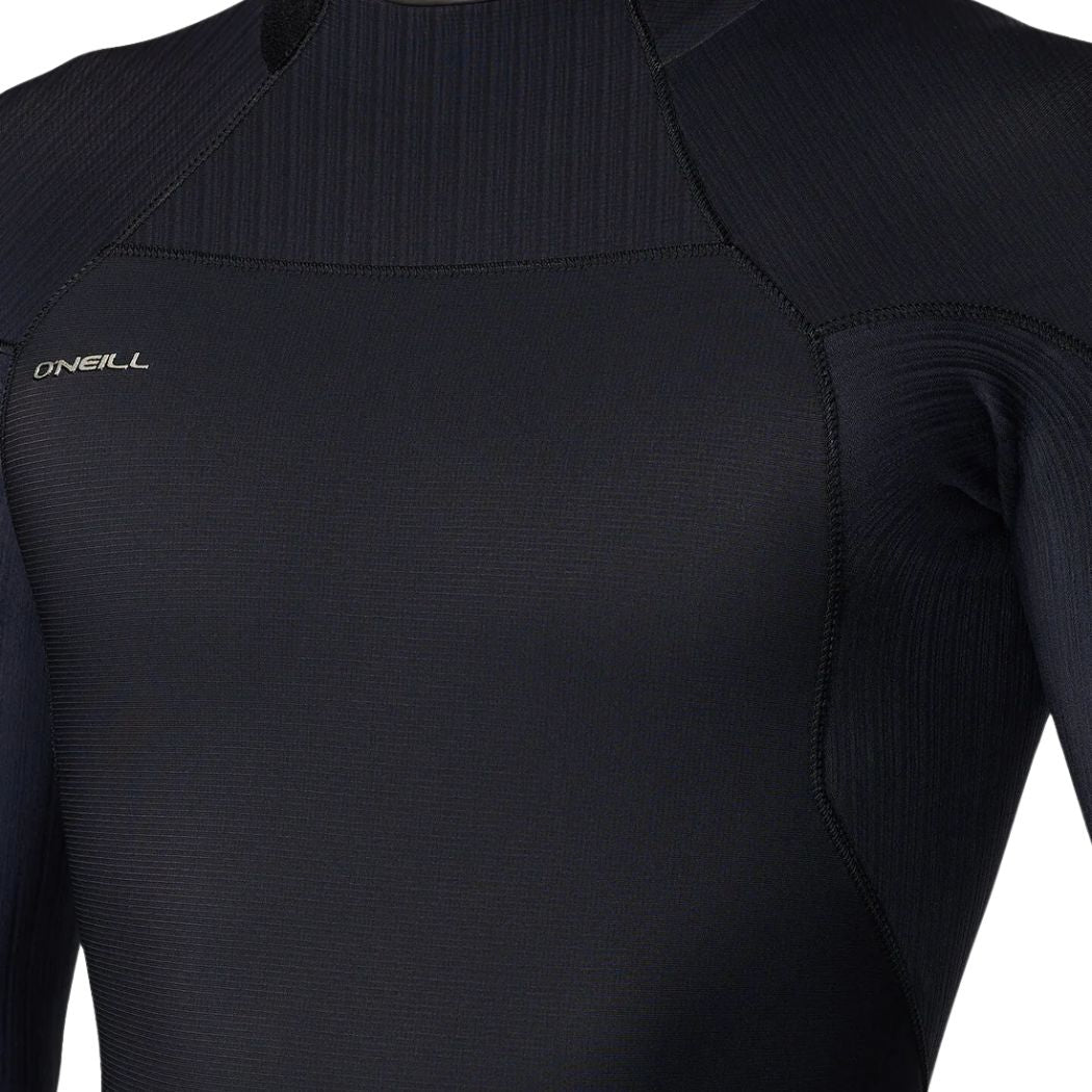 O'Neill Hyperfreak Back Zip 3-2 Steamer Black Black