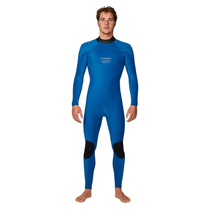 O'Neill Hyperfreak Back Zip 3-2 Steamer Black Black