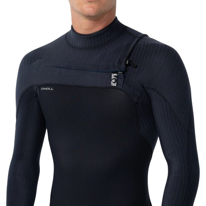 O'Neill Hyperfreak Chest Zip 3 2 Steamer Black Black