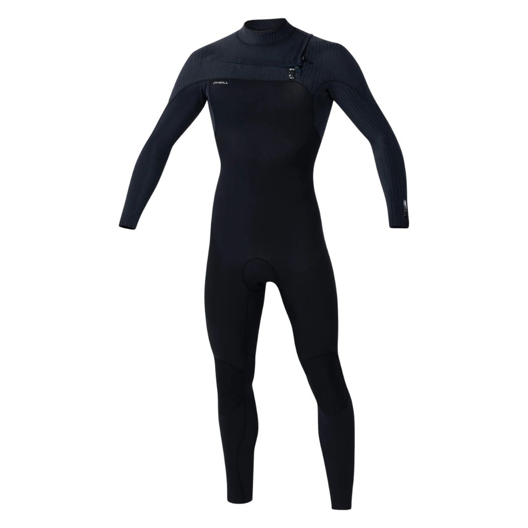 O'Neill Hyperfreak Chest Zip 3 2 Steamer Black Black