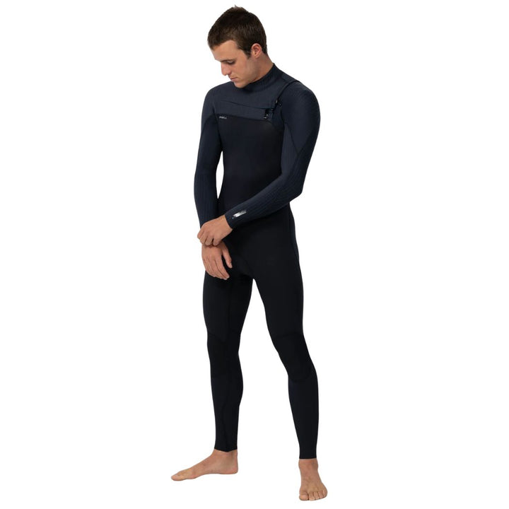 O'Neill Hyperfreak Chest Zip 3 2 Steamer Black Black