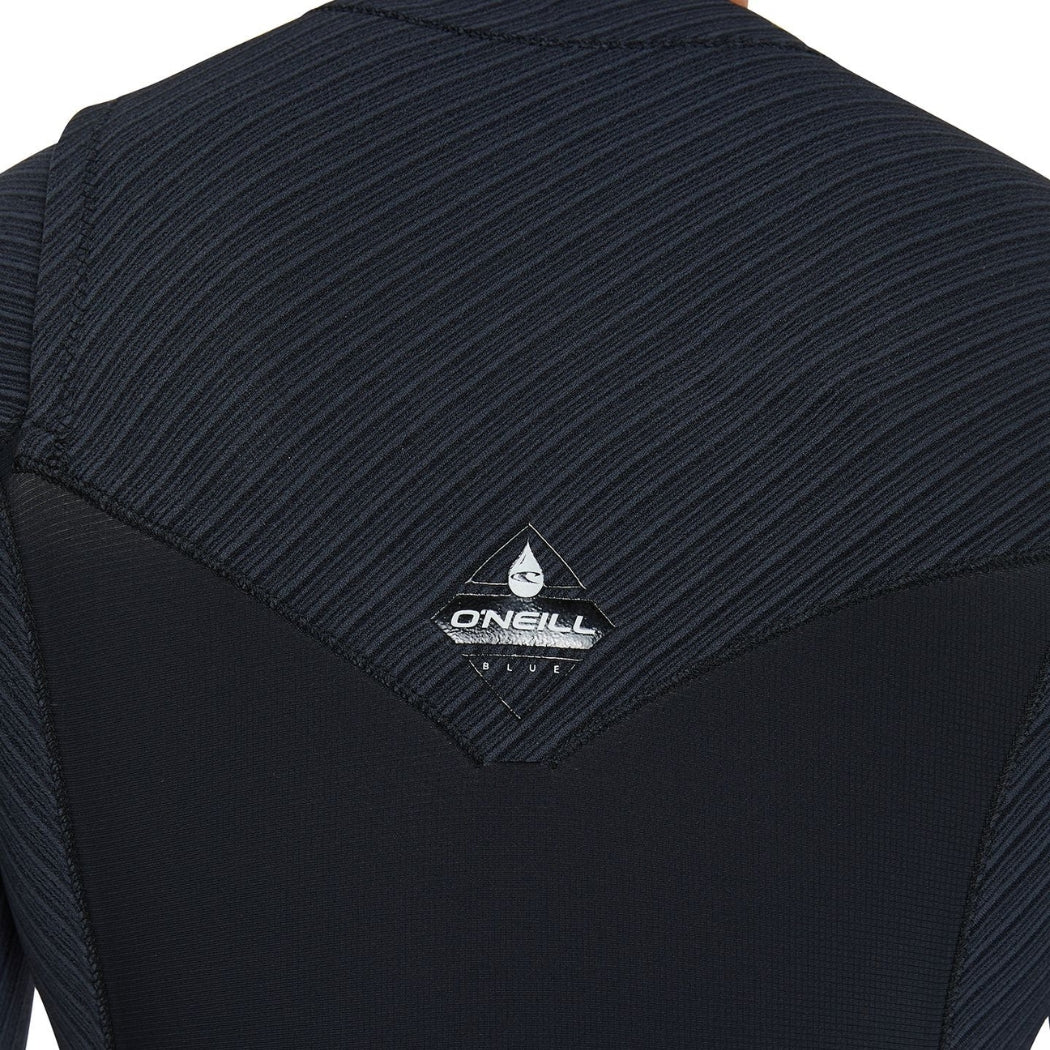 O'Neill Hyperfreak Chest Zip SS Steamer Black Black