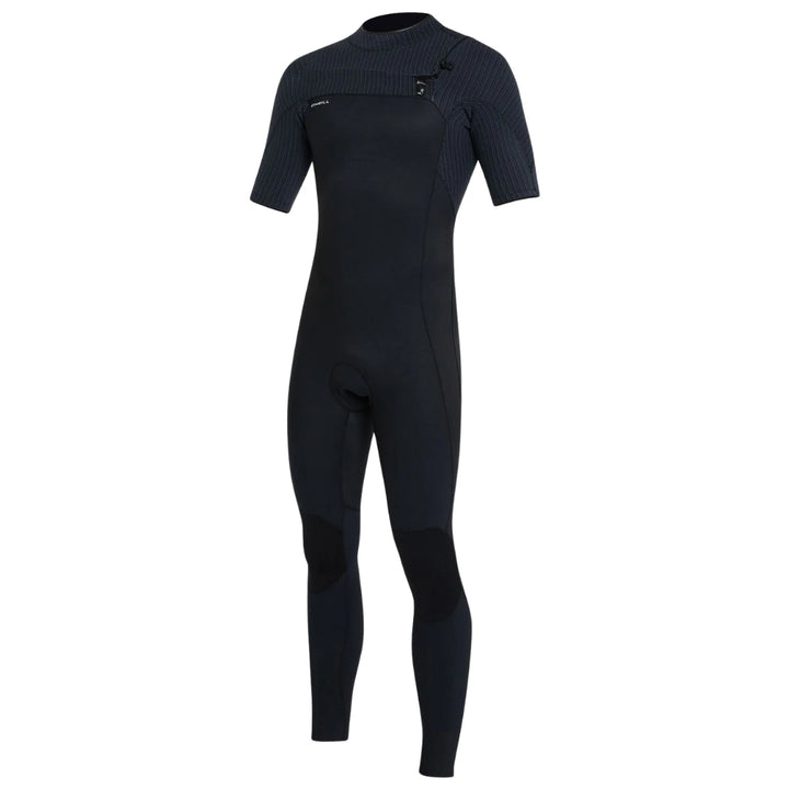 O'Neill Hyperfreak Chest Zip SS Steamer Black Black