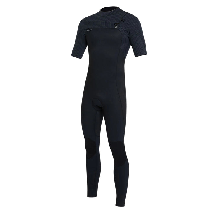 O'Neill Hyperfreak Chest Zip Short Sleeve 2mm Full Suit Black Black