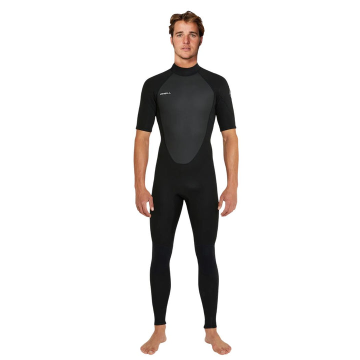 O'Neill Reactor 2 Back Zip Short Sleeve 2mm Steamer Black