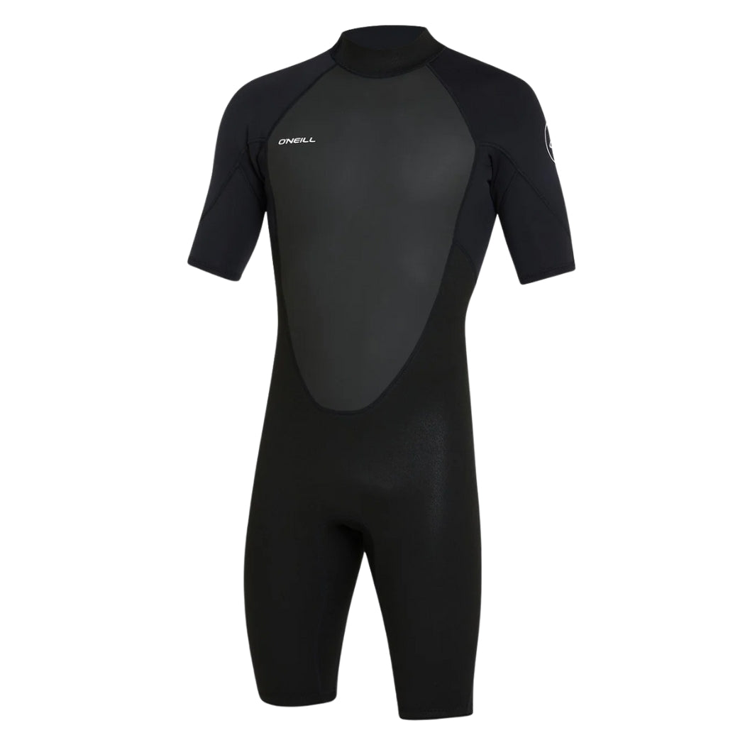 O'Neill Reactor 2 Back Zip Short Sleeve Spring Suit Black