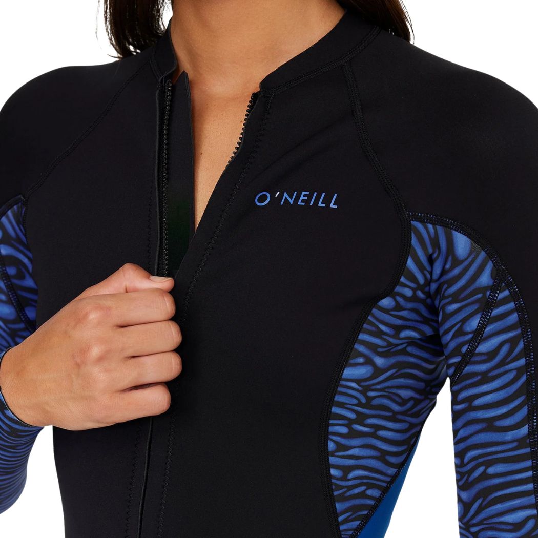 O'Neill Womens Bahia 1.5mm Full Zip Jacket Jungle Surf
