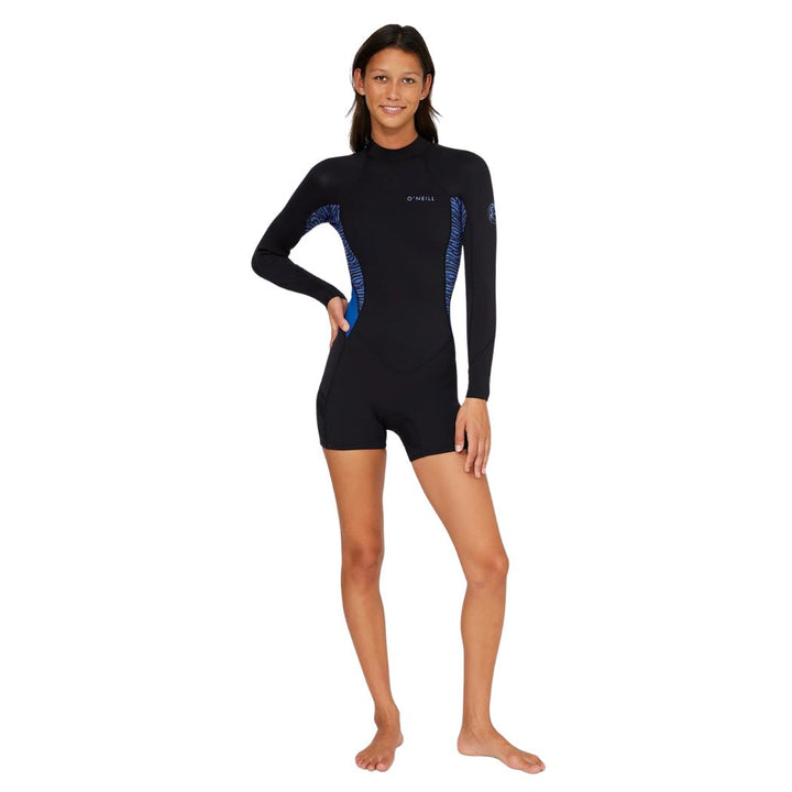 O'Neill Womens Bahia 2mm Boyleg Springsuit Jungle Surf
