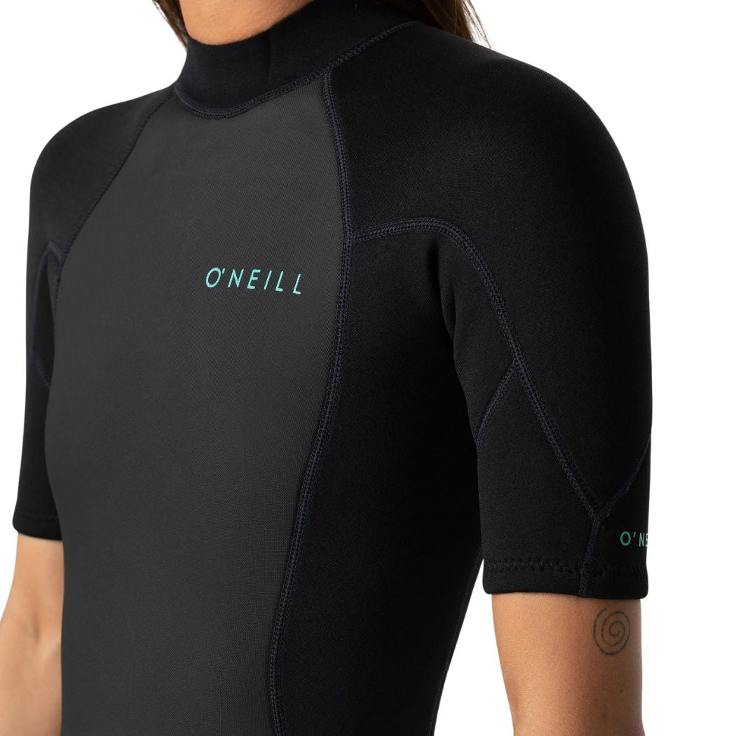 O'Neill Womens Factor Back Zip SS 2mm Spring Suit