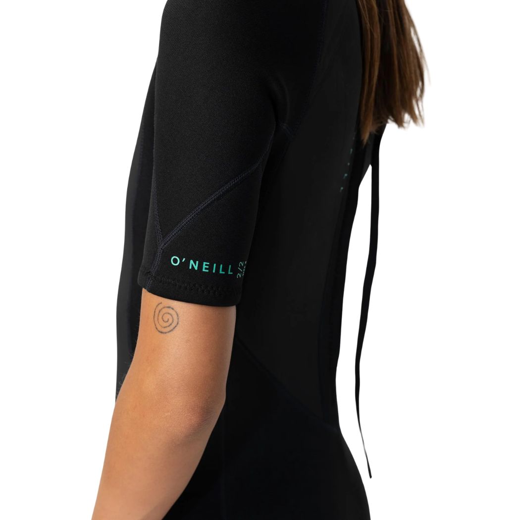 O'Neill Womens Factor Back Zip SS 2mm Spring Suit