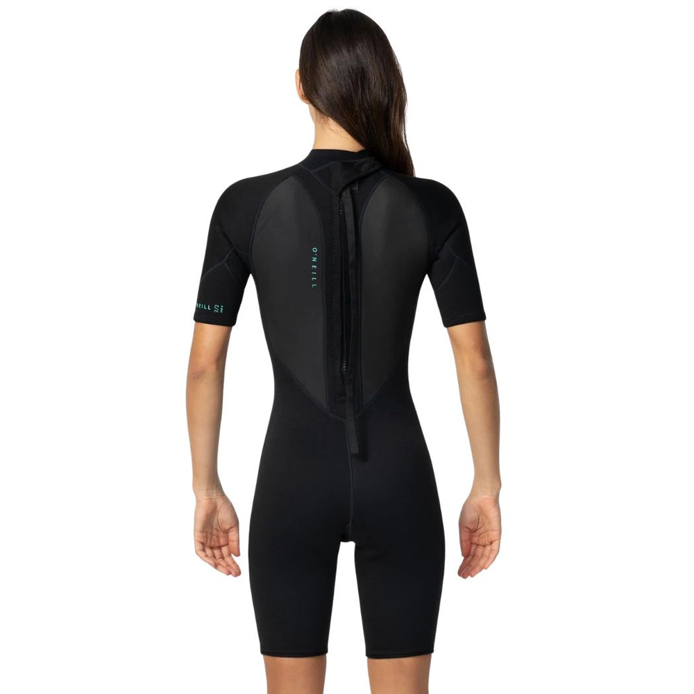 O'Neill Womens Factor Back Zip SS 2mm Spring Suit